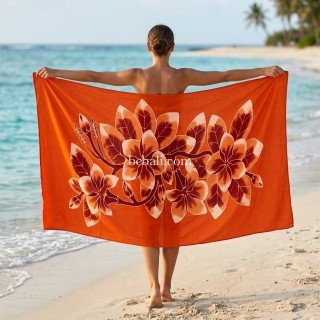 New Design Lava Lava Hand Painted by Balinese Artisans